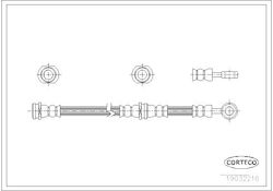 Corteco Brake Hose Front Corteco Brake Hose Front
