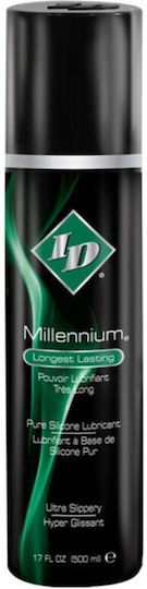 ID Lubricants Millennium Long Lasting Silicone Lubricant for Massage, Gel 500ml