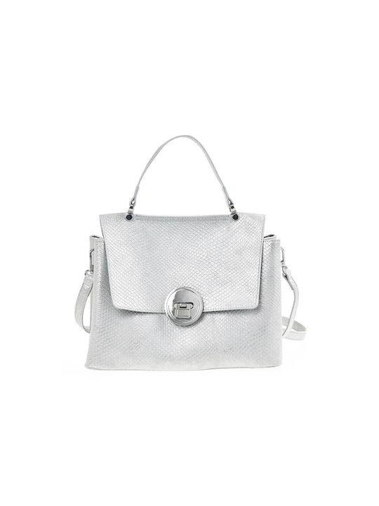 Verde Damen Tasche Hand Silber