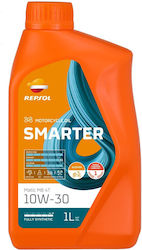 Repsol Smarter Synthetic Motorcycle Oil for Four-Stroke Engines 10W-30 1lt