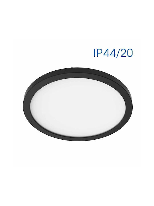 Vivalux Ceiling Light with Integrated LED 30pcs Black