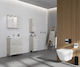 Savinidue Rovere Πάγκος με Νιπτήρα & Καθρέπτη Rovere Grigio