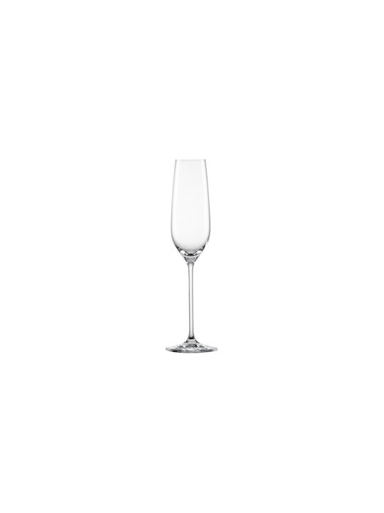 Schott Zwiesel Set de Pahare Șampanie din Sticlă Fără Colțuri 240ml 6buc