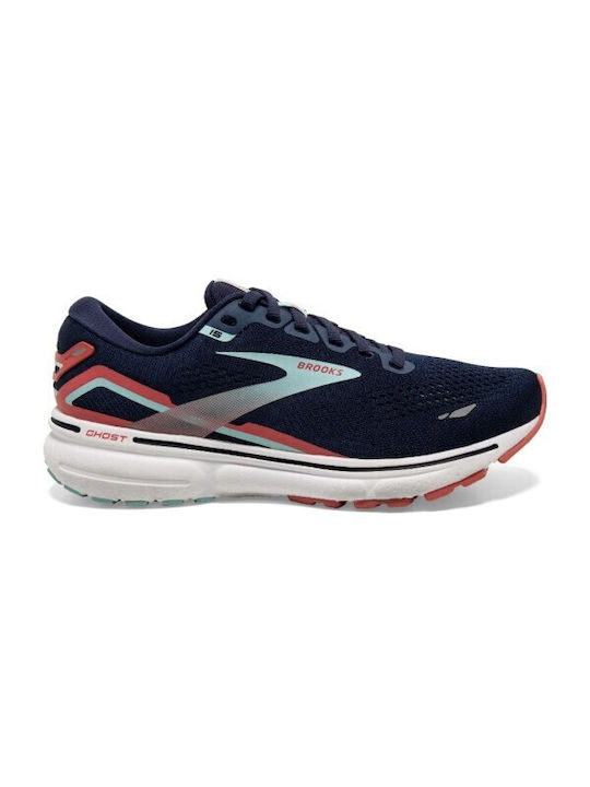 Brooks Ghost 15 Γυναικεία Αθλητικά Παπούτσια Running Μαύρα