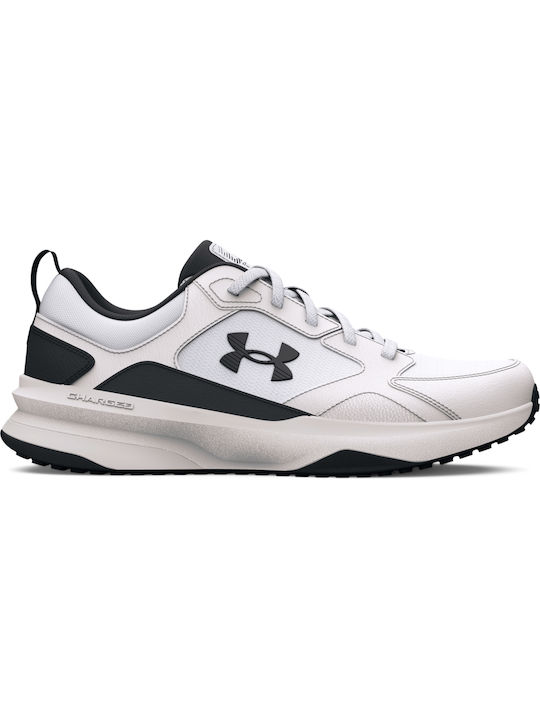 Under Armour Charged Edge Bărbați Pantofi sport pentru Antrenament & Sală Albe