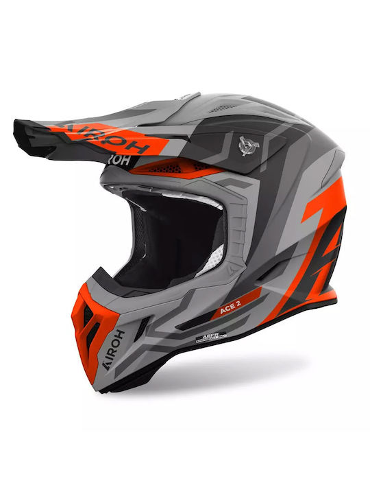 Airoh Aviator Ace 2 Ground Orange Matt Κράνος Μ...