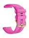 Strap Silicone Fuchsia (Forerunner 55/245/645 / Vivoactive 3/5/HR / Venu Sq 2)