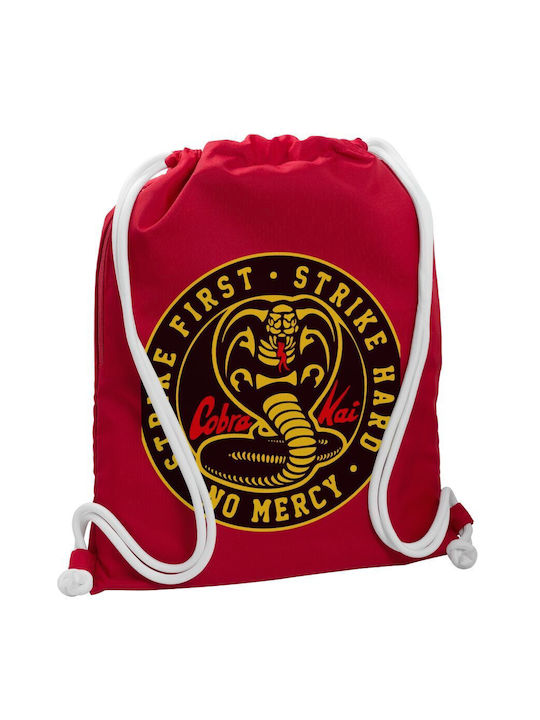 Koupakoupa Cobra Kai Strike First Dojo Gym Backpack Red