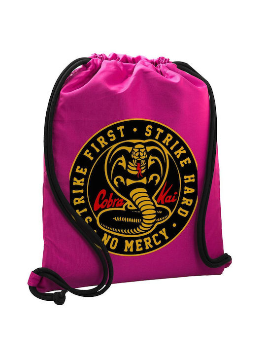 Koupakoupa Cobra Kai Strike First Dojo Gym Backpack Purple