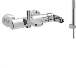Kramer Mischung Bade- / Duscharmatur Badewanne Komplettes Set Silber