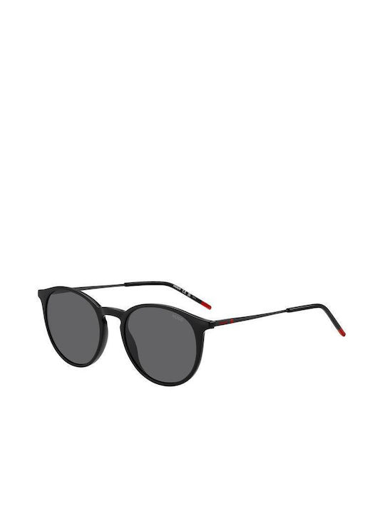 Hugo Boss Men's Sunglasses with Black Plastic Frame and Black Lens HG 1286/S OIT/IR