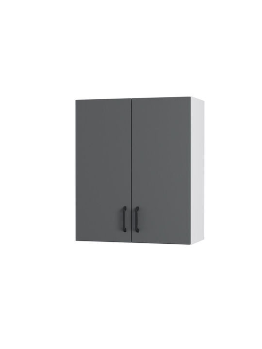 Modest Cabinet Wall Charcoal 60x30x72pcs