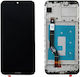Екран със Сензорен Механизъм и Рамка за HUAWEI Y7 2019, Y7 PRIME 2019 (Черен)