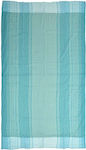 Inart Turquoise Cotton Beach Towel 180x100cm