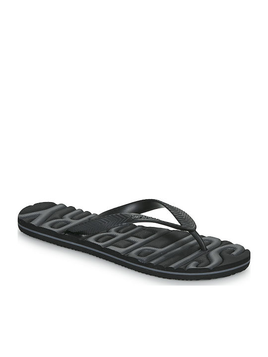 Superdry Ανδρικά Flip Flops Μαύρα
