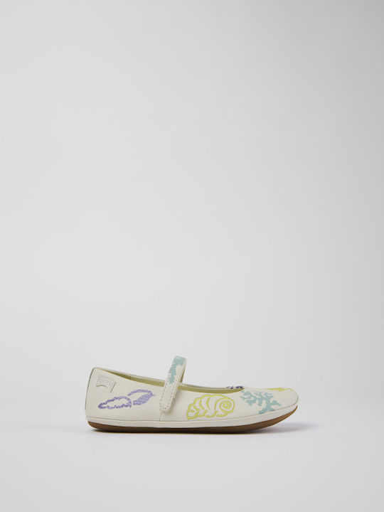 Camper Kids Ballerinas White