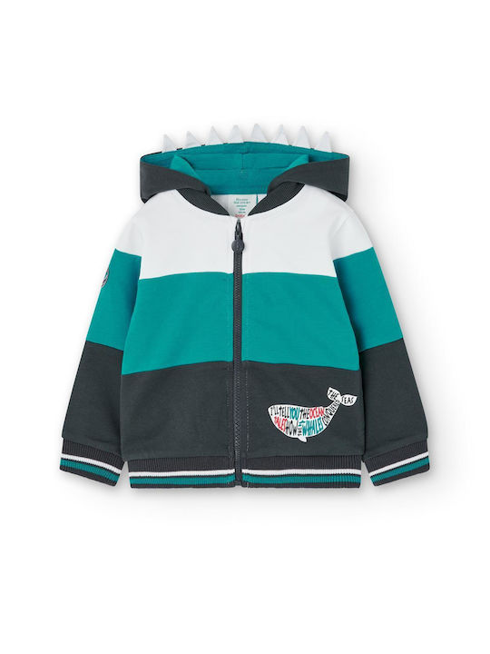 Boboli Kids Cardigan with Hood ANTHRAKI