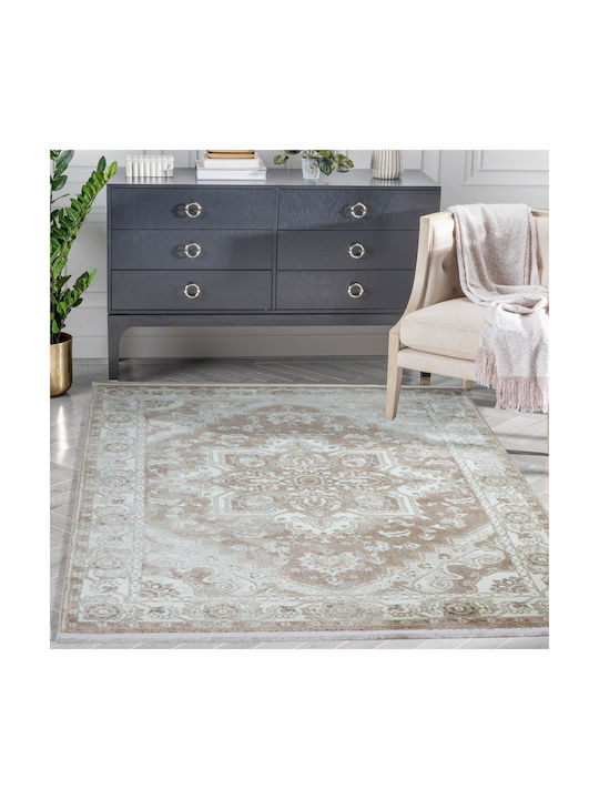 Saray Home Palermo Rug Rectangular with Fringes Coffee