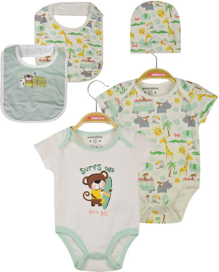 Energiers Baby Gift Set for Boy 5pcs