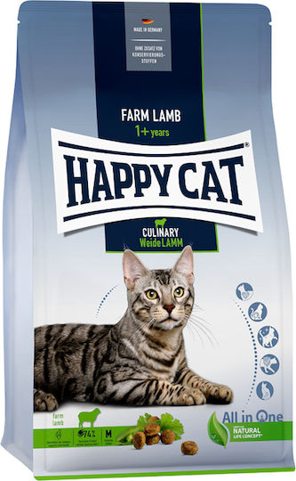 Happy Cat Farm Lab Ξηρά Τροφή για Ενήλικες Γάτες με Αρνί / Πουλερικά 4kg