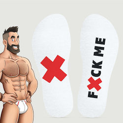 SneakXX Sexy Ανδρικές Κάλτσες Λευκές