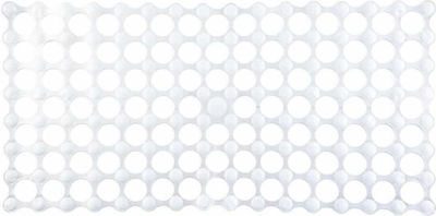 Dimitracas Bathtub Mat with Suction Cups White 34x68.5cm