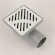 Inter Ceramic Stainless Steel Siphon Floor White