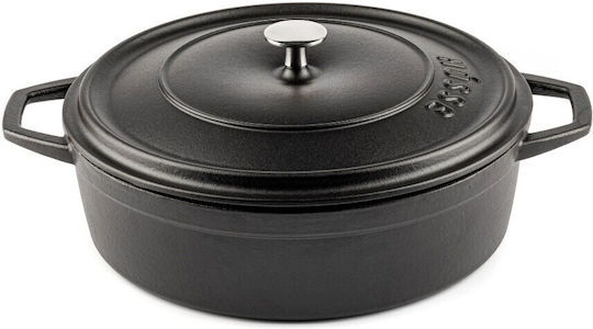 Hosse Solagio Плитка Тенджера от Чугун 28см Black Onyx