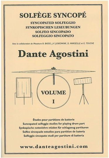 Dante Agostini Agostini - Solfege Syncope, Vol.1 STO-DNA.2375.0002