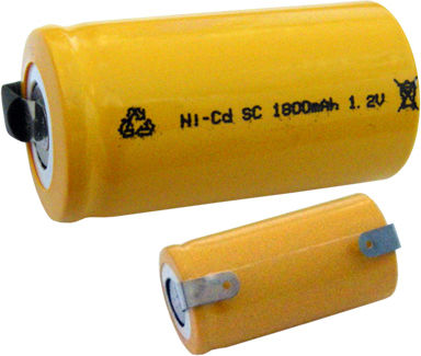 Επαναφορτιζόμενη Μπαταρία 4/5 A Ni-Cd 1800mAh 1.2V με Λαμάκι 1τμχ