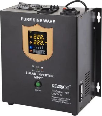 Kemot ProSolar-1000 Reine Sinuswelle Wechselrichter Nennleistung 1000W mit Nenn-Eingangsspannung 12V Einphasig URZ3417