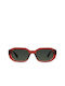 Meller Sonnenbrillen mit Rot Rahmen und Grün Polarisiert Linse KES-MAROONOLI