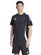 Adidas Tiro 24 Herren Sport T-Shirt Kurzarm Schwarz