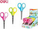Deli Magic Zoo Kids Craft Scissors for Left-Handers 11.4cm with Metallic Blade Various Colours 1 Piece