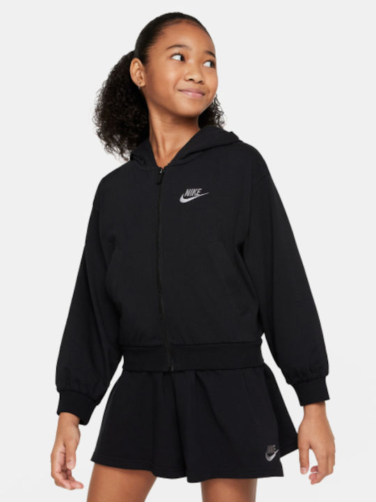 Nike Αθλητική Παιδική Ζακέτα Φούτερ με Κουκούλα...