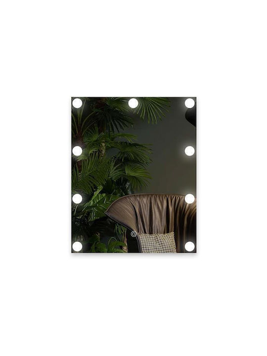 Eurolamp Badezimmerspiegel LED 40x50cm Weiß
