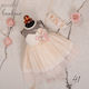 Picolo Bambino Pink Baptism Clothes Set with Hair Accessories and Dress 2 Pieces