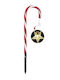 Star Illuminated Christmas Plastic Figure Candy Red Height 14.4cm