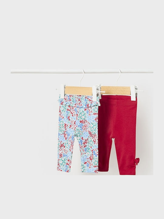 Mayoral Set Kinder Leggings Lang red