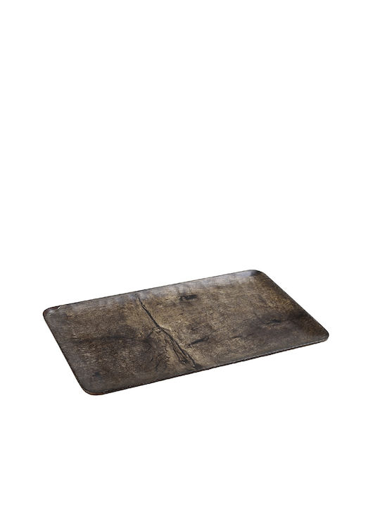 Espiel Pine Platou de Servire Dreptunghiular Lemn Verde 17.6x32.5buc 6buc