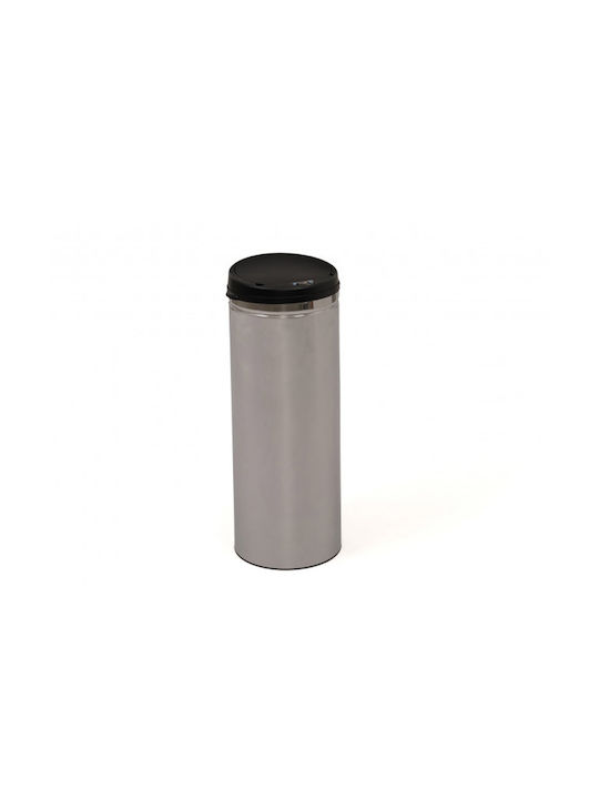 Idomya Waste Bin Waste made of Stainless Steel with Photocell Gray 50lt 1pcs