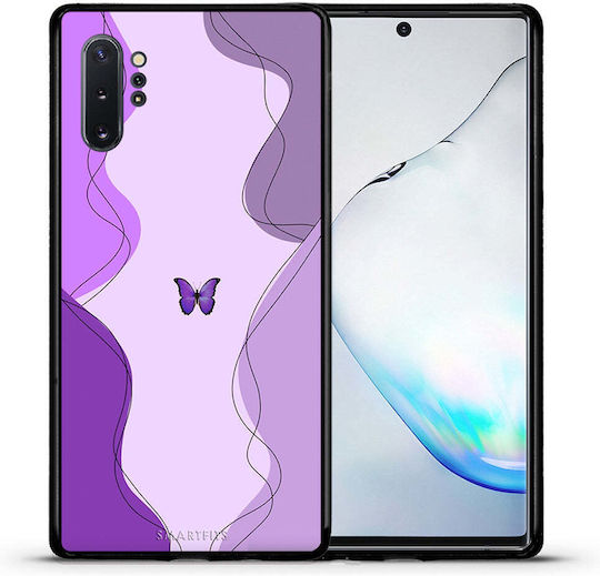 Smartfits Purple Mariposa Задна корица Лилав (Galaxy Note 10+) 7634937479323_43313270325403