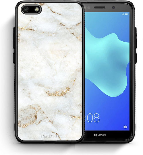 Smartfits Marble Back Cover Alb (Huawei Y5 2018 / Honor 7S) 7172193681563_41405284515995