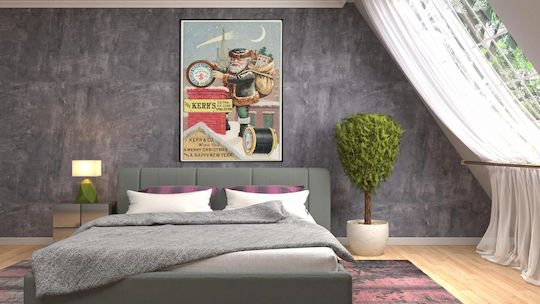 Use Kerr's Extra Six Cord Spool Cotton Kerr Painting on Canvas 100x150cm