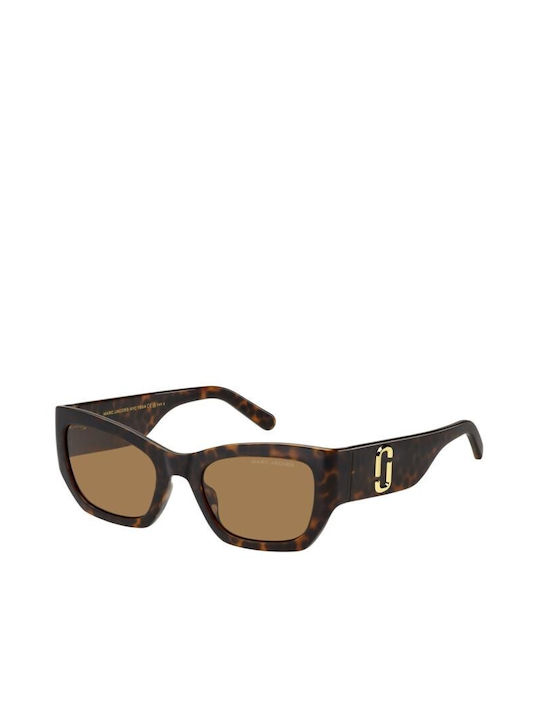 Marc Jacobs Sonnenbrillen mit Braun Schildkröte Rahmen und Braun Linse MARC 723/S 086/70