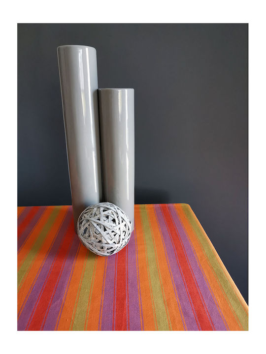 Tischtuch Orange striped 140x180cm