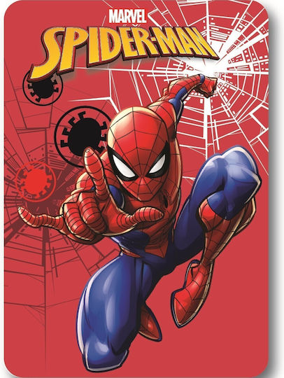 Marvel Κουβέρτα Κόκκινη 100x140εκ.