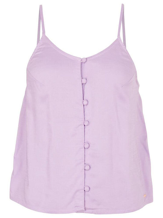 O'neill Women's Summer Blouse Sleeveless Purple