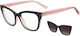 Moschino Women's Acetate Cat Eye Prescription E...