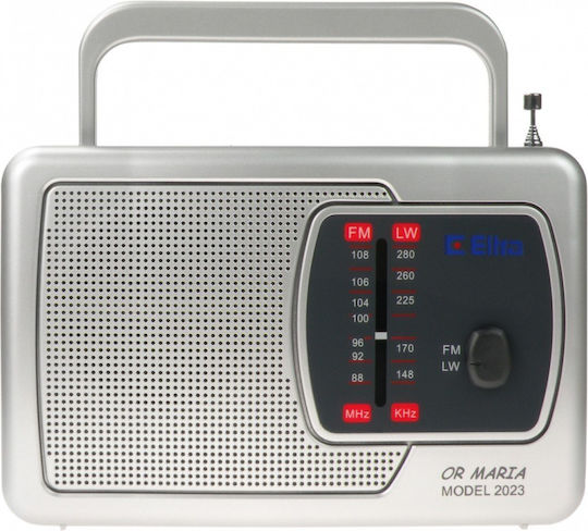 Eltra Maria Portable Radio Electric / Battery Silver